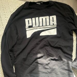Black puma pullover